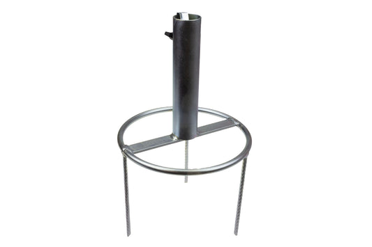 STUBAI Schirmständer Rasendorn 38 mm Ø, Höhe 250 mm, 1450 g – stabiler Sonnenschirmhalter für große Schirme | einfach in Wiese steckbar | ideal für Garten, Freizeit & Camping