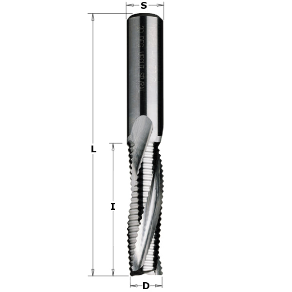 VHM Schruppfräser Z3 12x35x80mm S12mm