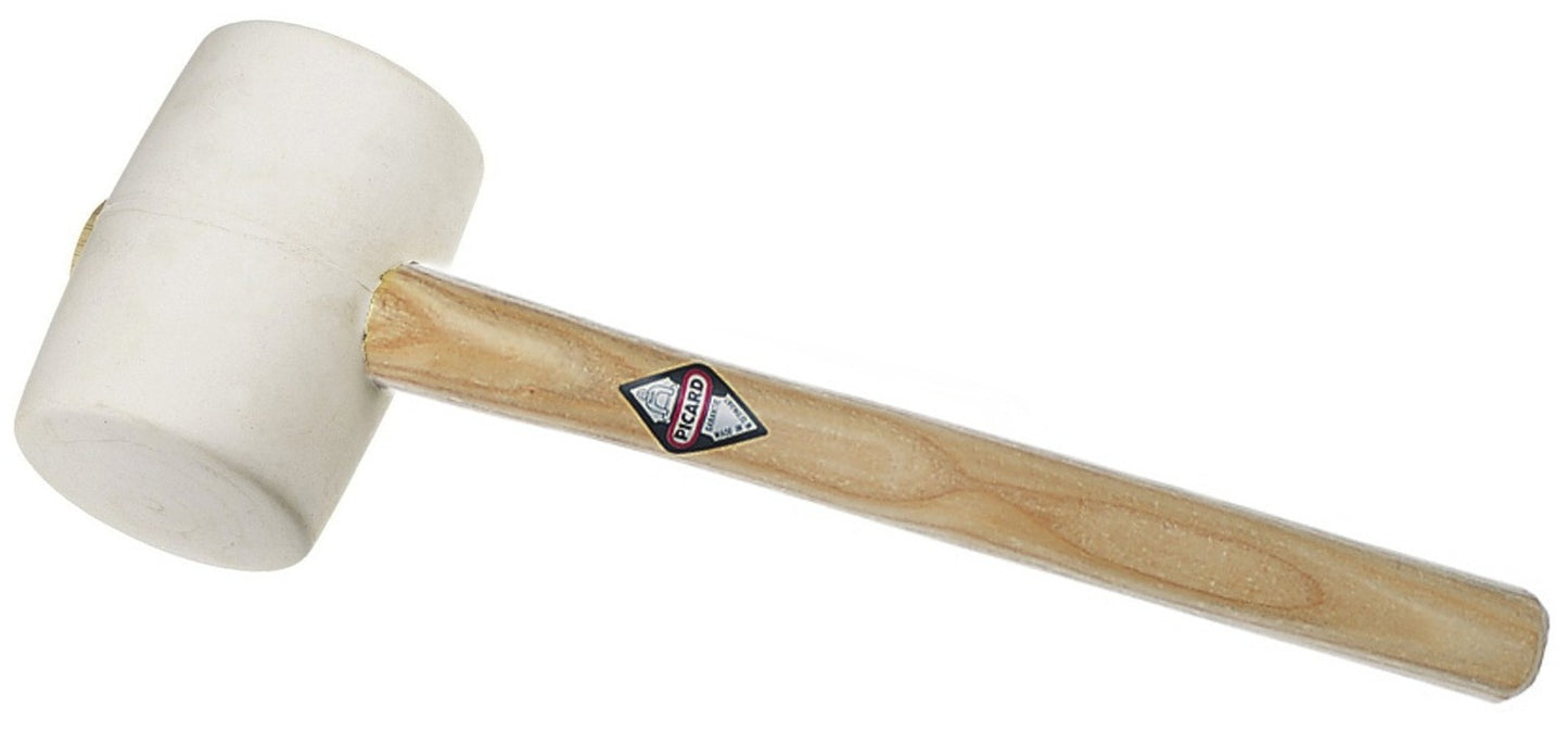 Picard Gummihammer, weiß, Eschenstiel 130x75