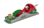 KUNZ® Blockhobel Nr. 9½ mit regulierbarer Maulöffnung – Einhandhobel 180 mm, 41 mm Eisen, für Kanten, Fasen & Hirnholz