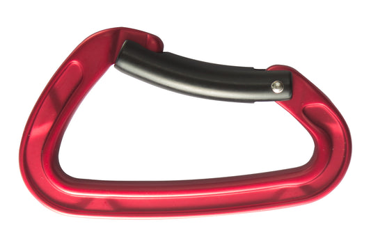 STUBAI Rock Clip 2.0 | Leichter Aluminium Karabiner mit gebogenem Schnapper | nach ÖNORM EN 12275 geprüft | Bruchfestigkeit 24 kN längs, 8 kN offen | nur 40 g Gewicht | Profiqualität für Bergsport & Klettern