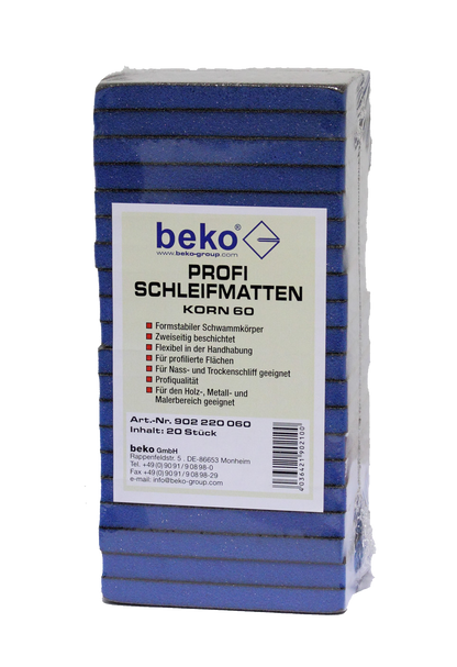 Profi-Schleifmatte 20er-Set, Korn 60