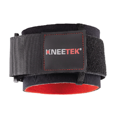KNEETEK Unterarmbandage für den linken Arm | Größe: L/XL | selbstwärmende Unterarmstütze | elastische Bandage für den Unterarm zur Kompression und Führung für die Sehnen