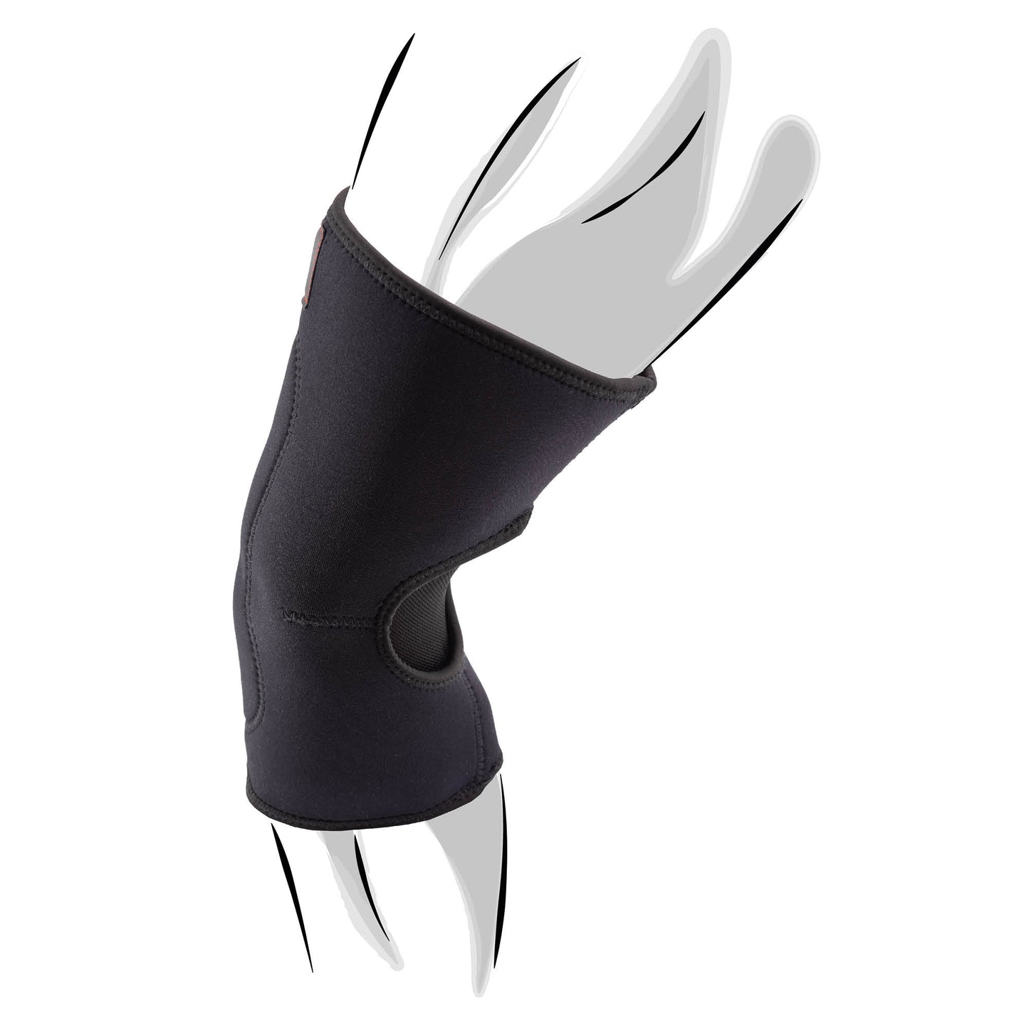 KNEETEK Kniebandage L | Kniestütze |  Orthopädische Kniebandage | Kompressionsbandage für das Knie | Sportbandage | Knie-Rehabilitatiosbandage