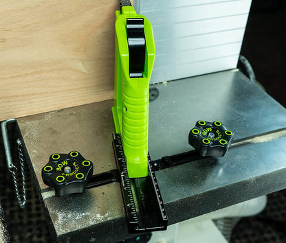 BOW Products Ankerstange für GuidePRO GP10  Verlängert die Verwendung auf einen Tisch oder eine Fräsensäge  Links-/Rechtshänder-Zuführwinkel  GuidePRO Featherboard separat erhältlich