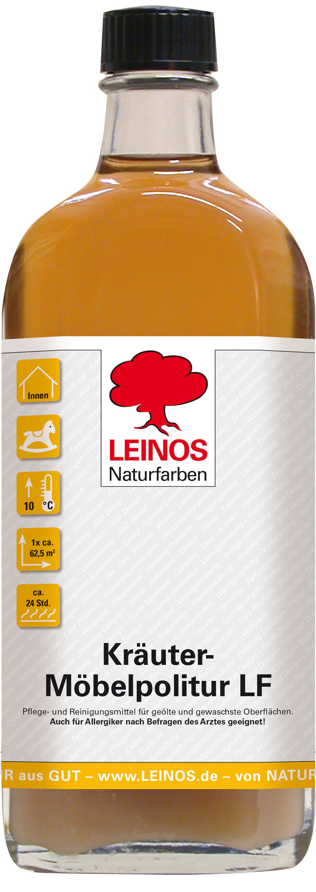 LEINOS 911 Kräuter Möbelpolitur 0,25 l