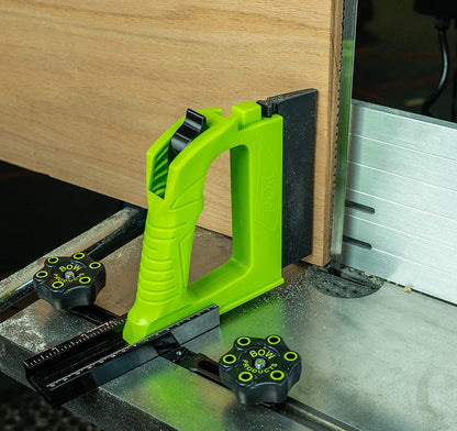 BOW Products Ankerstange für GuidePRO GP10  Verlängert die Verwendung auf einen Tisch oder eine Fräsensäge  Links-/Rechtshänder-Zuführwinkel  GuidePRO Featherboard separat erhältlich