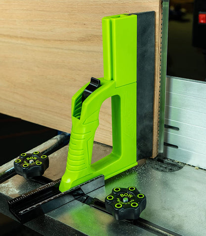BOW Products Ankerstange für GuidePRO GP10  Verlängert die Verwendung auf einen Tisch oder eine Fräsensäge  Links-/Rechtshänder-Zuführwinkel  GuidePRO Featherboard separat erhältlich