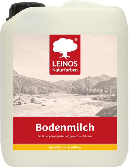 LEINOS 920 Bodenmilch 2,5 Liter | Pflegemittel für geölte, gewachste und lackierte Fußböden |  Holz, Kork und Linoleum | ergibt seidenglänzende Oberfläche