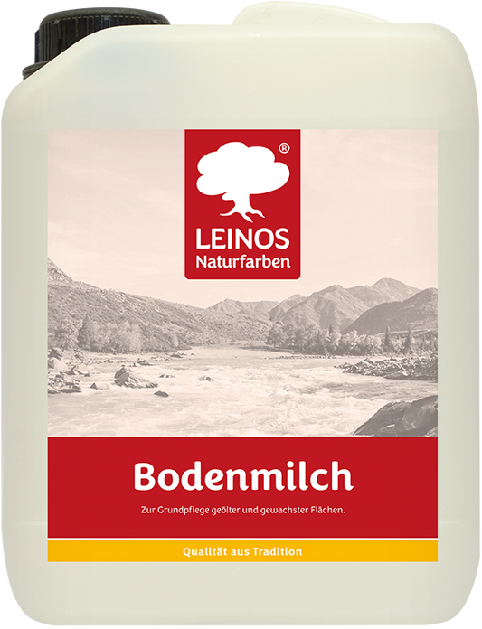 LEINOS 920 Bodenmilch 2,5 Liter | Pflegemittel für geölte, gewachste und lackierte Fußböden |  Holz, Kork und Linoleum | ergibt seidenglänzende Oberfläche