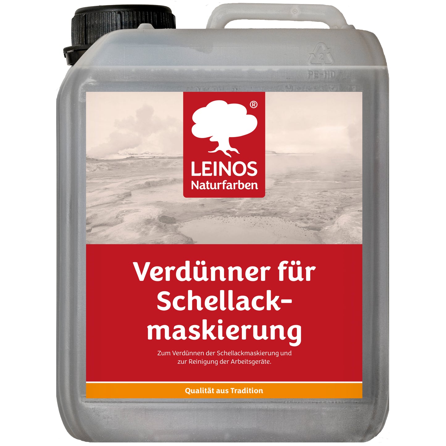 LEINOS 956 Verdünner für Schellackmaskierung 2,50 l – Ethanol zur Verdünnung von Schellack-Maskierung, zur Reinigung von Werkzeugen und Geräten, für professionelle Anwendungen im Innenbereich genutzt.