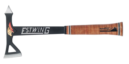 ESTWING Black Eagle Tomahawk | Ledergriff | 770g | Nylon-Scheide | Outdoor & Camping | Made in USA