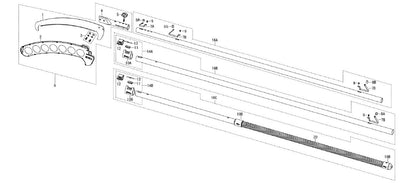 Stangen-Set  ohne Blatt für Hayauchi 2400