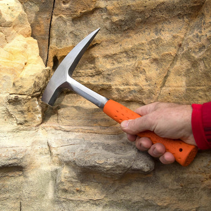 ESTWING Pickhammer mit Vinylgriff, 16x18 mm, 615 g | Geologenhammer aus Stahl | glatte Bahn & Spitze | Rock Pick Hammer | ideal für Gestein, Mineralien, Fossilien & Gebirge
