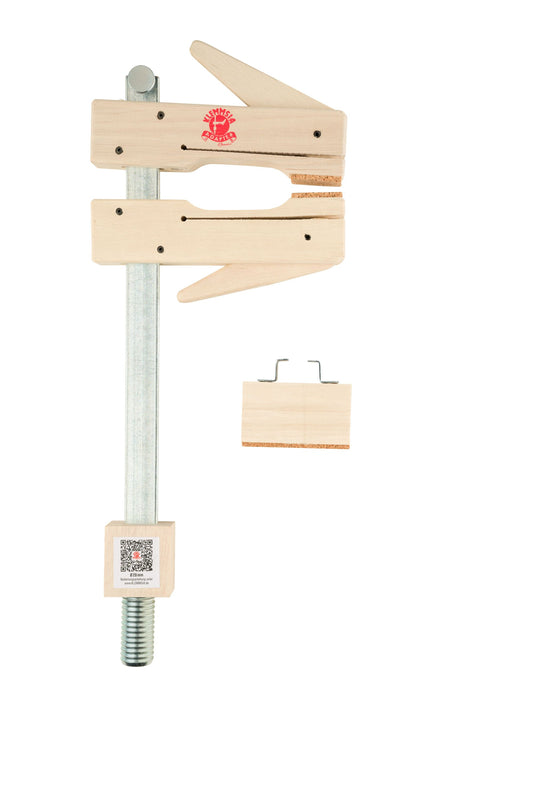 KLEMMSIA® Adapter Basic Mini Set mit 90° Spannarm 250mm Spannweite + Ausladung ; 30mm Zapfendurchmesser