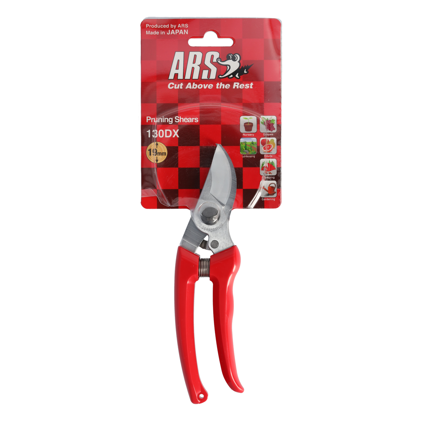 ARS Garten/Rosenschere 130DX speziell für Frauen  Geeignet für den Schnitt von Zweigen, Ästen und anderen Pflanzen, ideal für den Einsatz in jedem Garten
