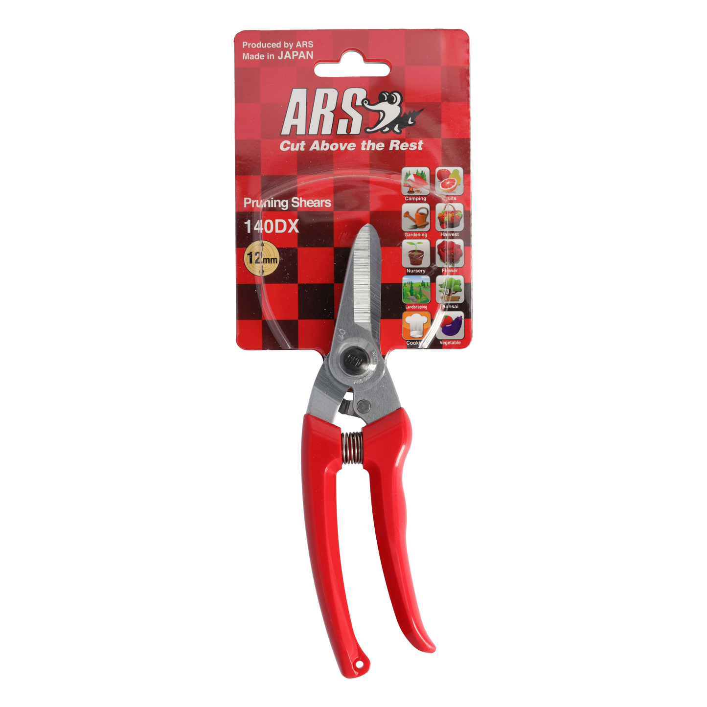 Cut360 Kleine Gartenschere, zarte Rosenschere für Zweigdurchmesser bis Ø 12 mm, Kleine Gartenschere, Ikebana, perfekt ausbalanciert