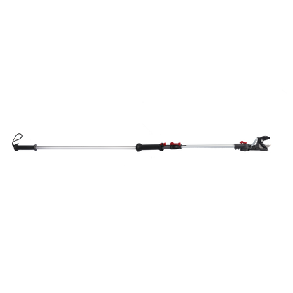 HELIUM HE4 Teleskop-Baumschere 2,36–4,00 m – extrem leichte Profi Astschere nur 1660 g mit winkelverstellbarem Schneidkopf bis 35 mm Schnittstärke, Teleskopstiel aus Aluminium für Obstbau, Garten und Baumpflege