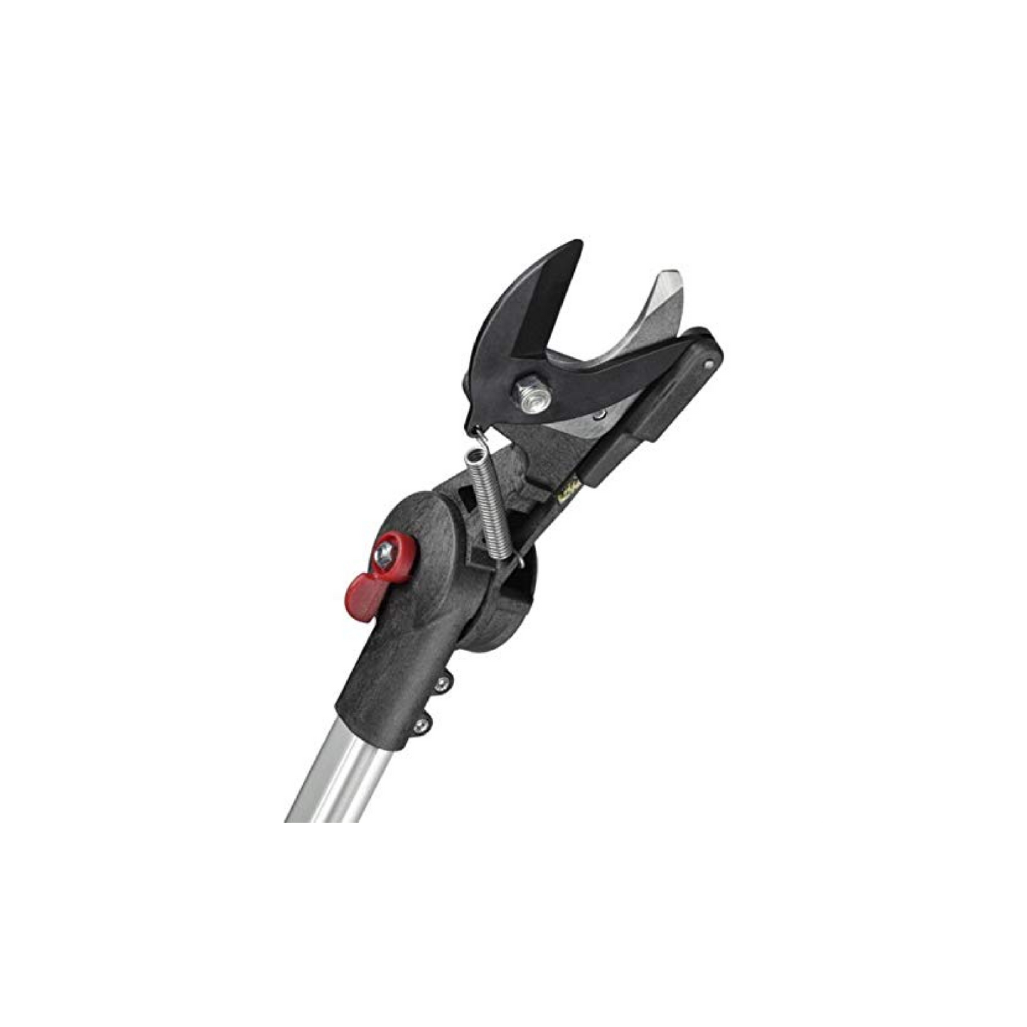 HELIUM HE4 Teleskop-Baumschere 2,36–4,00 m – extrem leichte Profi Astschere nur 1660 g mit winkelverstellbarem Schneidkopf bis 35 mm Schnittstärke, Teleskopstiel aus Aluminium für Obstbau, Garten und Baumpflege