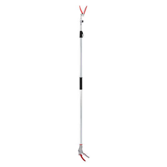 Teich- und Heckenschere mit Teleskoparm | Länge 1,9–3,1 m | Scharfe Klingen & integrierte Greifer | Nur 1,4 kg | Für hohe Hecken, Teichpflege & Obsternte | Ergonomisch & leicht