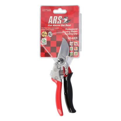 Cut360 Reben-& Gartenschere mit ergonomischem Rollgriff für Astdurchmesser bis Ø 22 mm, Kleine Gartenschere