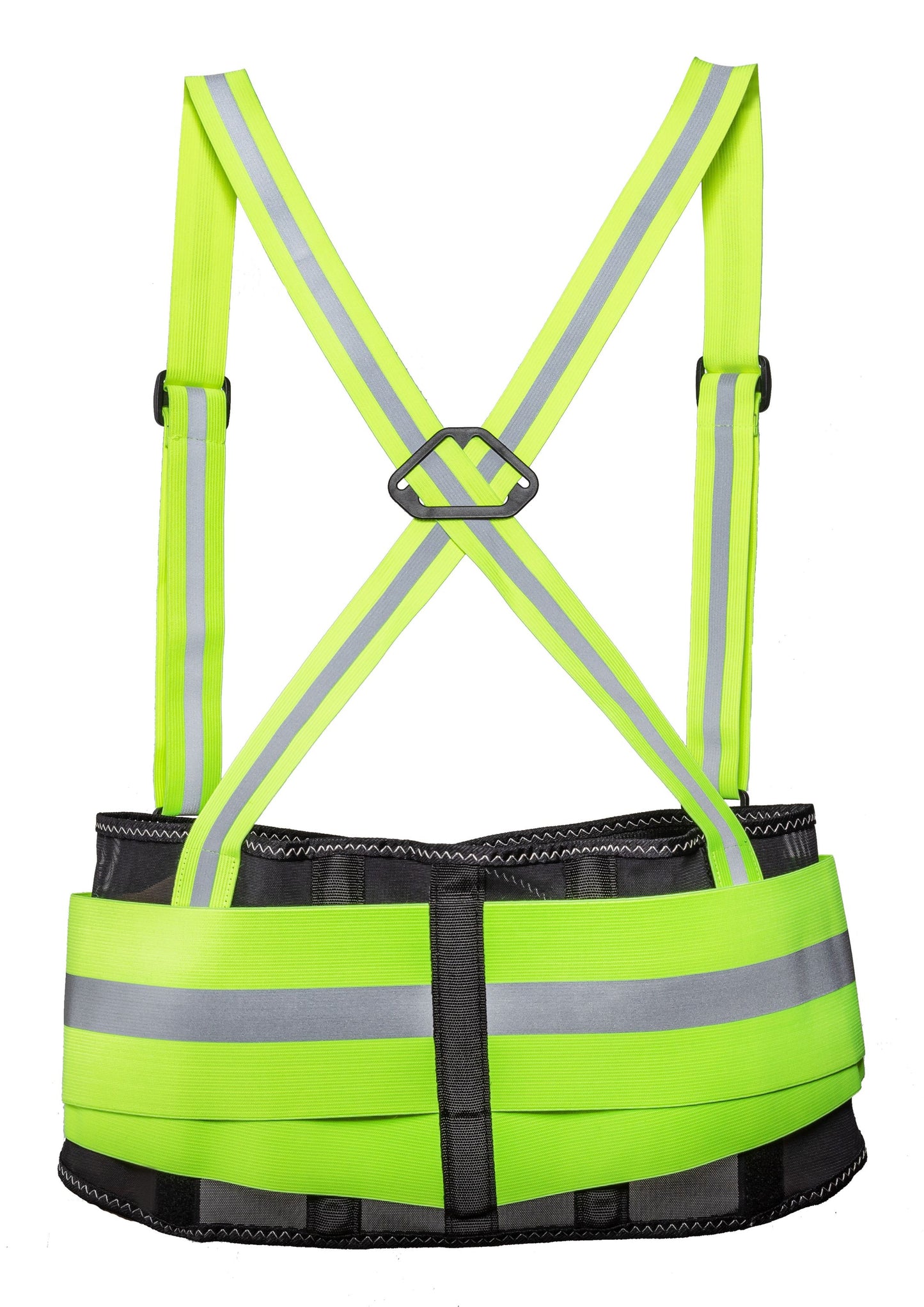 KNEETEK Rückenstützgurt HiVis XXL, reflektierender Stützgurt für hohe Sichtbarkeit