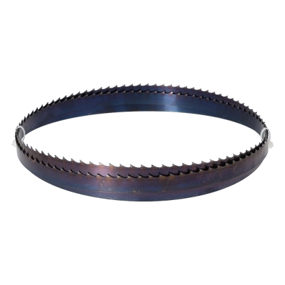 Bandsägeblatt Flexback mit gehärteten Zahnspitzen | 1783 x 10 x 0,6 mm 4 Zähne pro Zoll | Geeignet für alle Holzarten | Hohe Standzeit, flexibles Sägeband, Räumerverzahnung | Made in Germany