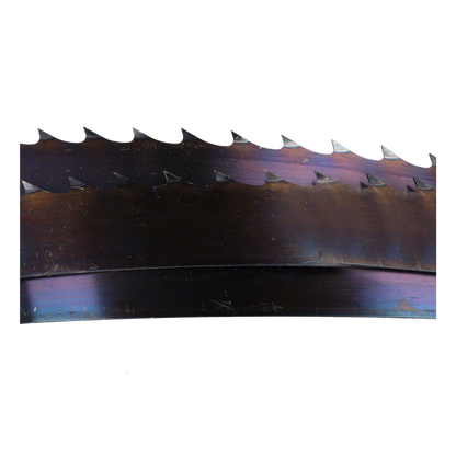 Bandsägeblatt Flexback mit gehärteten Zahnspitzen | 2200 x 16 x 0,65 mm 3 Zähne pro Zoll | Geeignet für alle Holzarten | Hohe Standzeit, flexibles Sägeband, Räumerverzahnung | Made in Germany