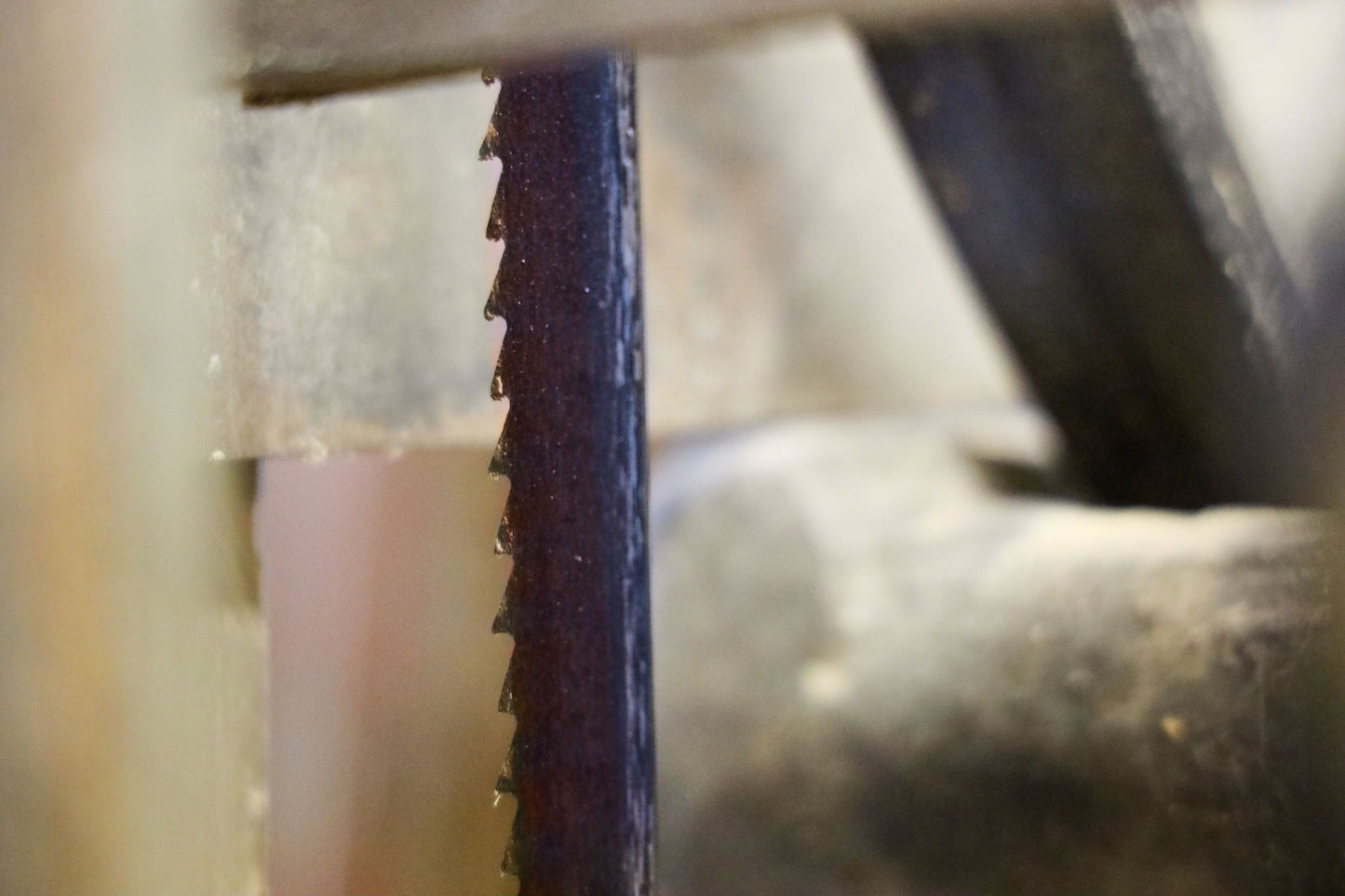 Bandsägeblatt Flexback mit gehärteten Zahnspitzen | 1783 x 10 x 0,6 mm 4 Zähne pro Zoll | Geeignet für alle Holzarten | Hohe Standzeit, flexibles Sägeband, Räumerverzahnung | Made in Germany