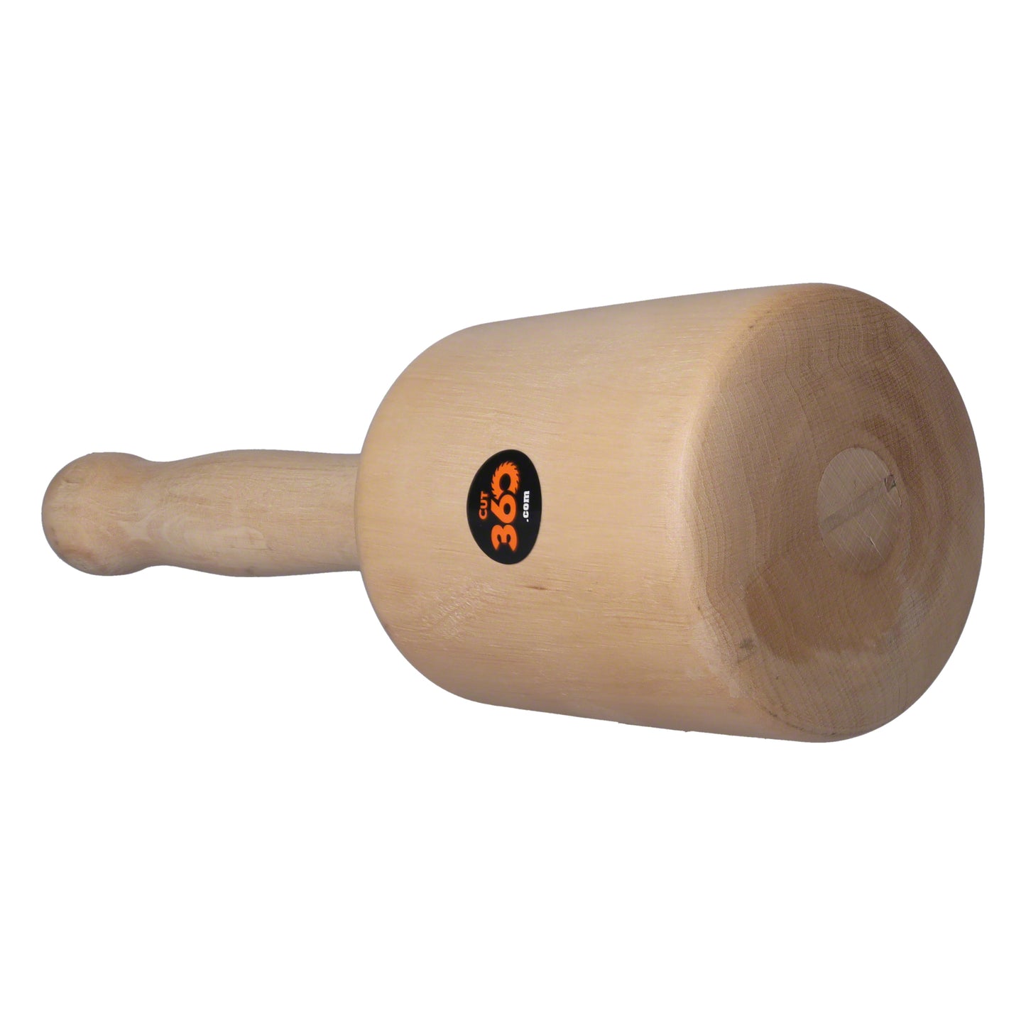 Cut360 Bildhauerklüpfel | konisch | 100 mm | Länge: 260 mm | Gewicht: 636 g | Weißbuche gedrechselt | Holzhammer für Schnitzarbeiten | Schnitzhammer & Klopfwerkzeug vereint zum Künstlerwerkzeug