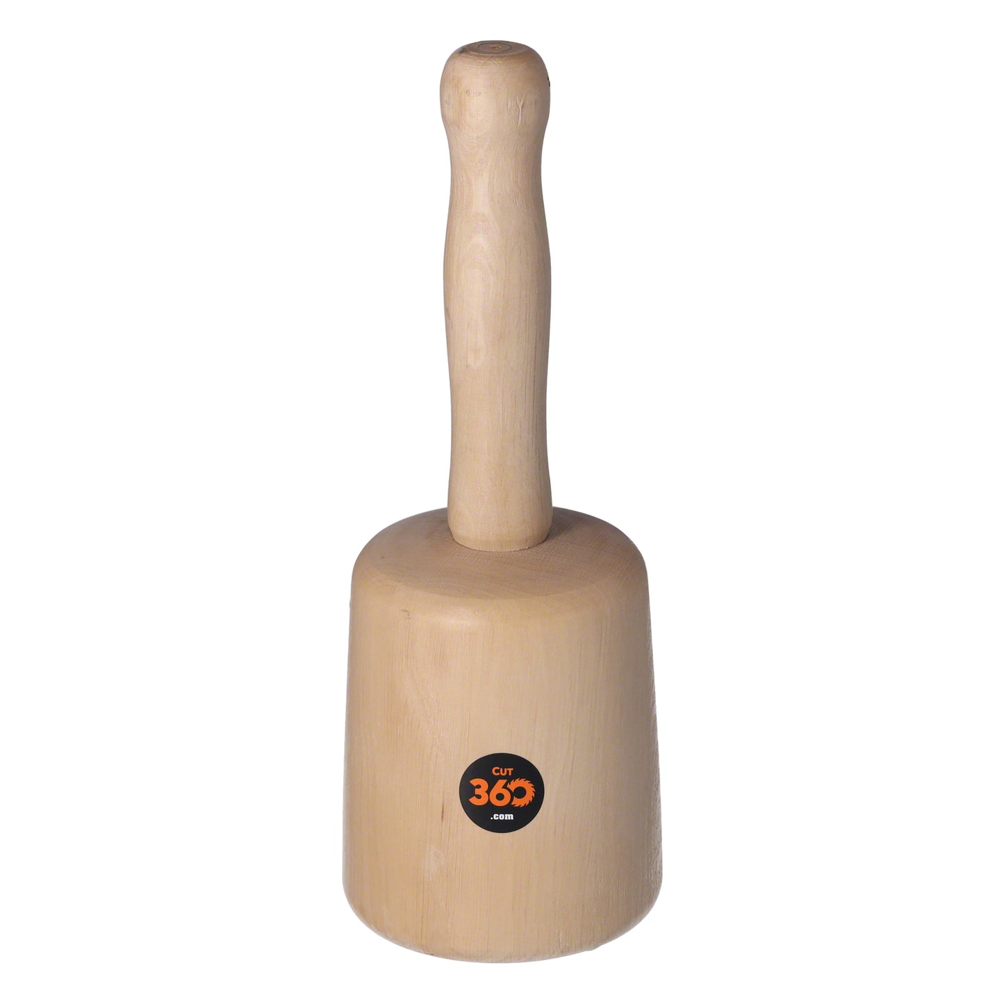 Cut360 Bildhauerklüpfel | konisch | 100 mm | Länge: 260 mm | Gewicht: 636 g | Weißbuche gedrechselt | Holzhammer für Schnitzarbeiten | Schnitzhammer & Klopfwerkzeug vereint zum Künstlerwerkzeug