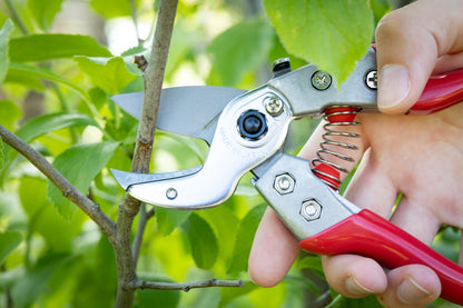 Cut360 Profi-Pflanzenschere für Astdurchmesser bis Ø 22 mm, Kleine Gartenschere perfekt ausbalanciert inkl. Einhandverriegelung