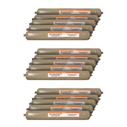 CUT360 SB 11 Glaserkitt | Fensterkitt für Einfachverglasung | 1 kg, 5 kg oder 15 kg zur Auswahl  weichplastisch, leicht zu verarbeiten | Geeignet für Holz- & Metallrahmen, wetterbeständig & langlebig