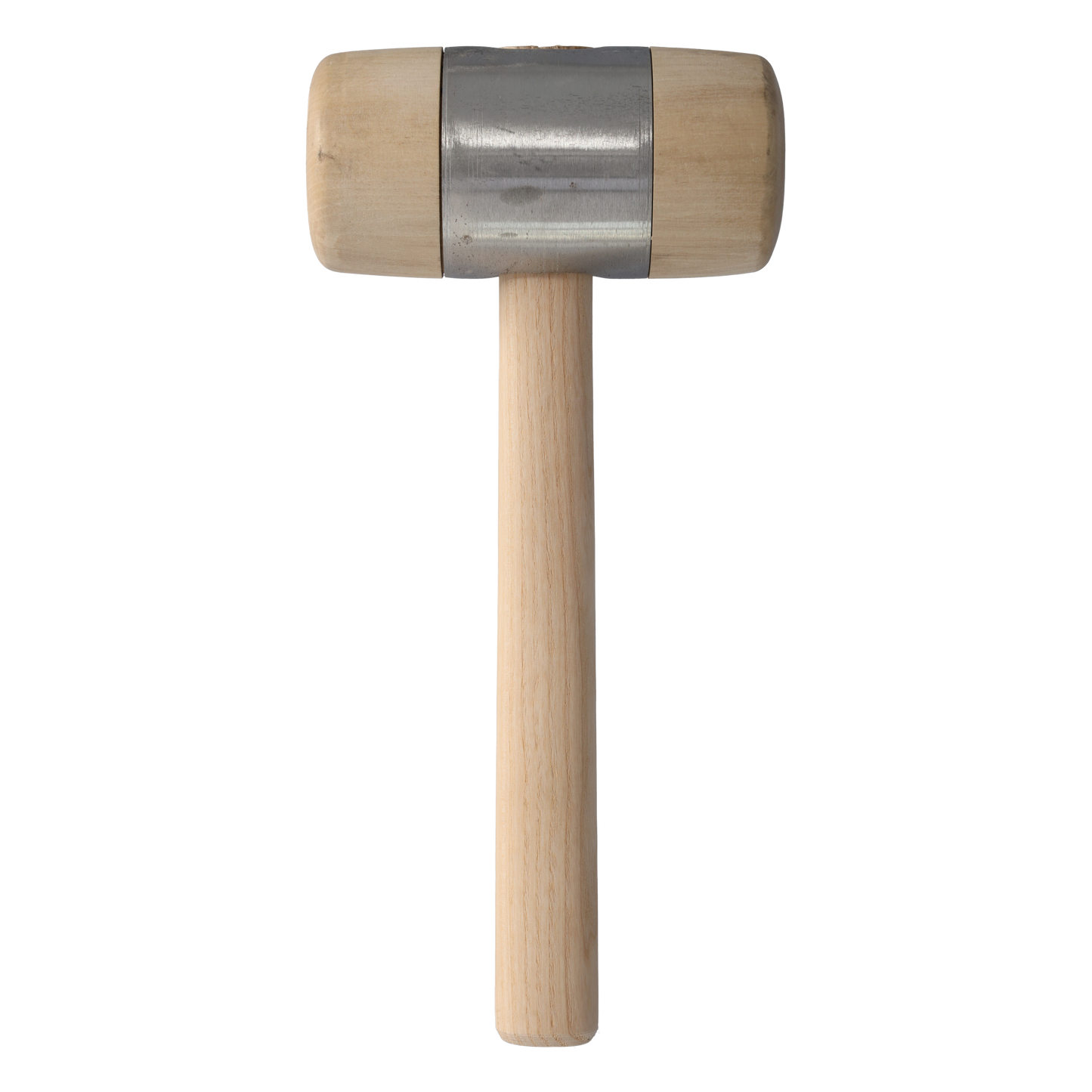 Cut360 Holzhammer | Weißbuche und aufgepresstem Metallmantel | Ø 80 mm Länge: 160 mm | 810 g | Vielseitiger Holzklopfer für Holzbearbeitung | Klöpfel für Zimmerleute, Tischler & Schreiner
