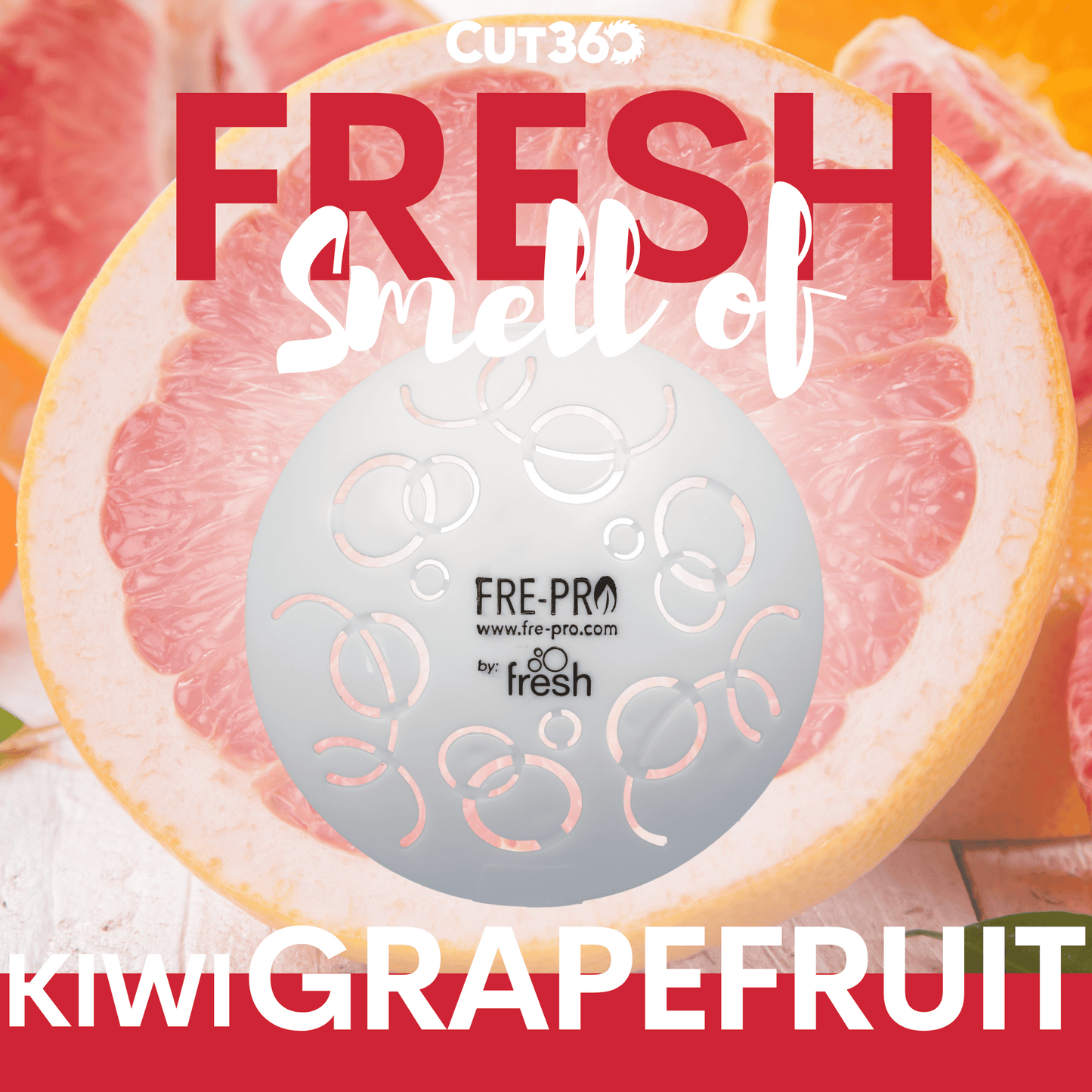 Cut360 Easy Fresh Raumduft für große Räume, 6 Stk in verschiedenen Düften, 30 Tage Frischewirkung, Hochkonzentrierter Lufterfrischer in weiß für passendem elektrischen Duftspender