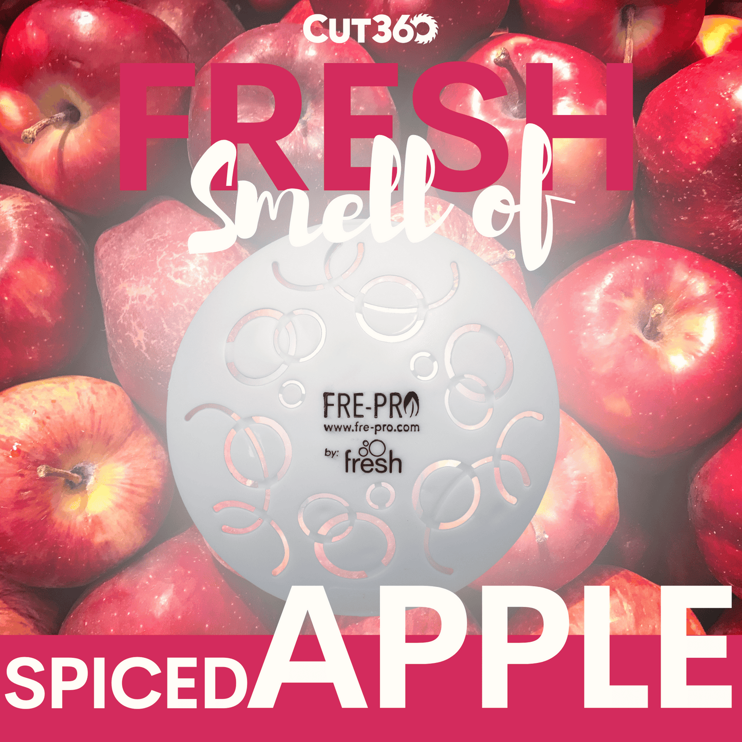 Cut360 Easy Fresh Raumduft für große Räume, 6 Stk in verschiedenen Düften, 30 Tage Frischewirkung, Hochkonzentrierter Lufterfrischer in weiß für passendem elektrischen Duftspender