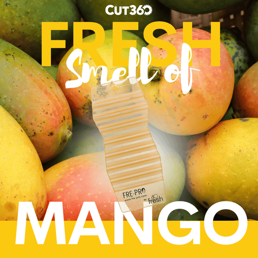 Cut360 Fresh Hang Tag Raumduft, 12 Stk, nachhaltiger und langanhaltender Lufterfrischer Mango praktischer und intensiver Raumerfrischer