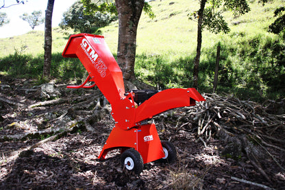 Häcksler 600 mit Loncin G200F Motor 6 PS / 4,4 kW | max. 5 cm Astdurchmesser | Rotorschreddersystem mit 2 PRO-Messern + Gegenmesser | kompakt, klappbar, Profiqualität für Garten & Landschaft