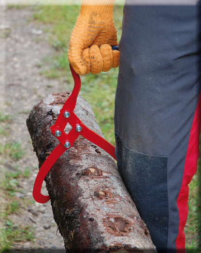 STUBAI Forst-Handpackzange 190 mm | Holzgreifer Forstzange | Vorlieferzange für den Transport von kleinen Baumstämmen