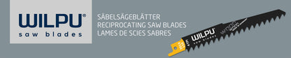 WILPU Säbelsägeblätter  150x19x0,9mm Bi-Metall Sägeblätter Säbelsäge, 18TPI für Metall zum Stahlschneiden, Zubehör für Säbelsäge 20 Stück