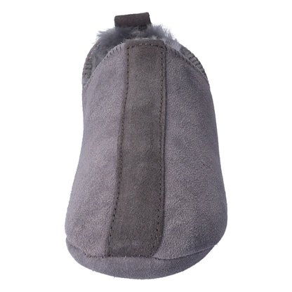 Heitmann Lammfell-Slipper, grau Gr. 42