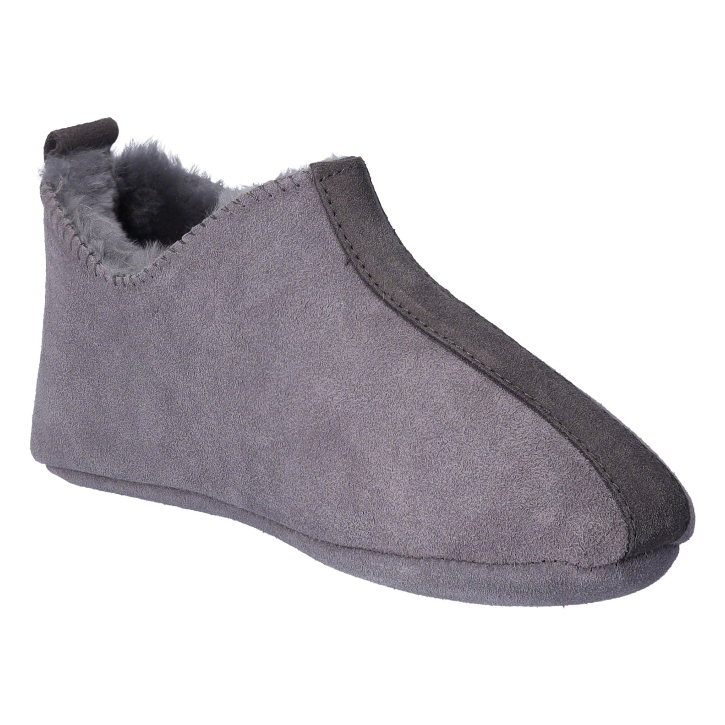 Heitmann Lammfell-Slipper, grau Gr. 46