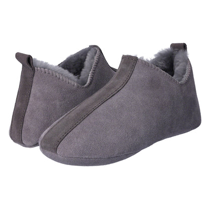 Heitmann Lammfell-Slipper, grau Gr. 42