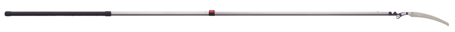 SILKY Zübat Professional Stangensäge 2-teilig 2,0–3,3 m | 330 mm Zugsägeblatt 7,5 Z/30 mm | ovale Alu-Teleskopstange, Doppel-Verriegelung | Gummigriff & Stoßschutz | HookFox optional | Baumpflege