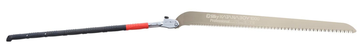 Silky Säge Katanaboy 1000 mm, 5-2,5 ZpZ grob – größte Klappsäge weltweit: 100 cm Blatt sägt 50 cm Baumstämme, faltbar & leicht, ideal für Trailpflege, Feuerholz, Bushcraft, leise & emissionsfrei