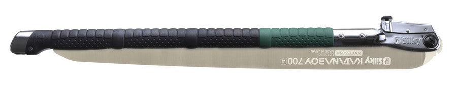 Silky Katanaboy 700 mm Klappsäge, grobe 4 ZpZ Japan Zugsäge mit 70 cm Sägeblatt, ergonomischer Softgriff, inklusive Transporttasche, ideal für dicke Baumstämme, Forstarbeiten, Garten, Outdoor und Bushcraft