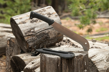 Silky Yoki Machete 270 – robuste Gartenmachete mit 270 mm Blatt aus legiertem Stahl, ergonomischem Antirutschgriff aus Vollgummi, schnellem Blattwechsel und Schutzhülle für schwere Rodungsarbeiten
