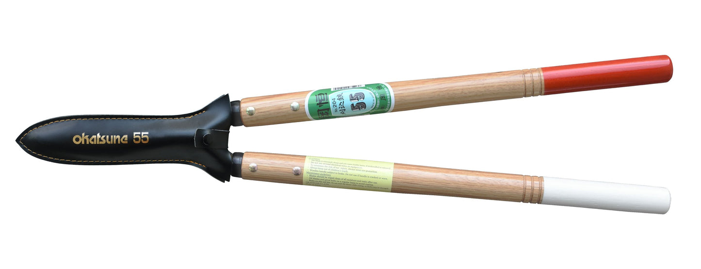 Okatsune 204 Karikomi-Heckenschere – 665 mm | Mittelgroßer Griff | 145 mm Klinge