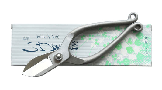 Okatsune 215-S Ikebana-Schere – Ikenobo-Stil | Edelstahl | 167 mm | 42 mm Klinge | 145 g