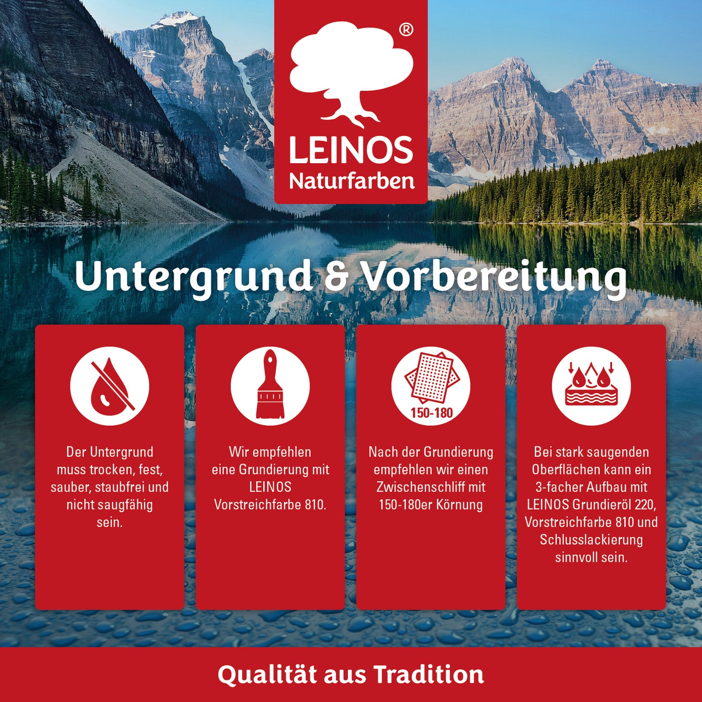 LEINOS Decklack glänzend 840 Lichtgrau 100 ml wasserabweisender Holzlack für Innen und Außen hoch deckend wetterbeständig für Holz Metall und Steinzeug mit brillanter Farbwirkung und Holzschutz